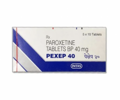 Box and blister strip of generic Paroxetine Hydrochloride 40mg tablets