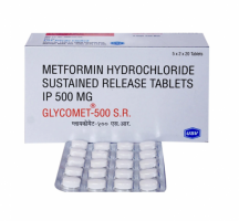 Blister strip of generic Metformin HCl 500mg XR tablet