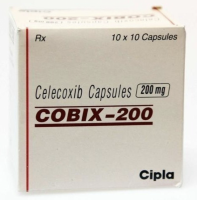 A box of generic Celebrex 200mg  capsules - Celecoxib