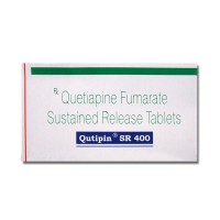 A box of generic Quetiapine Fumarate 400mg SR tablets