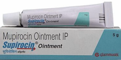 A box and a tube of generic Mupirocin 2% Ointment