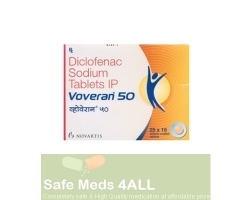 A box of Voltaren 50mg tablet - diclofenac sodium