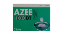 Box of generic azithromycin  100mg tablet