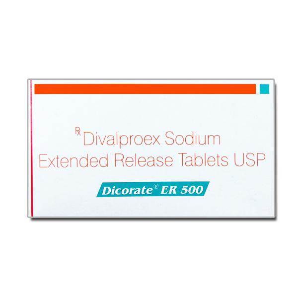 A box of generic Divalproex 500mg Tablet