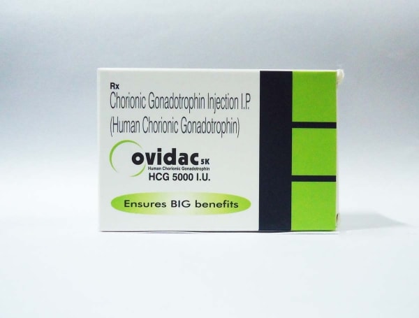 <p>OVIDAC 5000IU (chorionic gonadotropin for injection, USP) is a