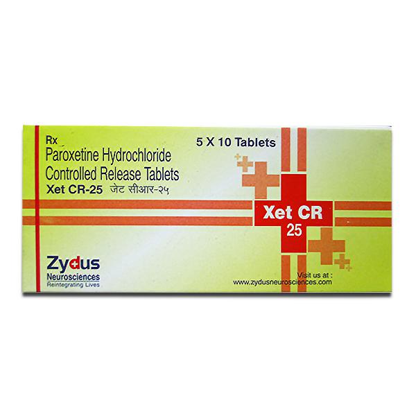 Paxil Cr 25 mg (Controlled Release Tablet) (Generic Equivalent)