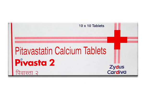 A box of Pitavastatin 2mg Generic Tablets