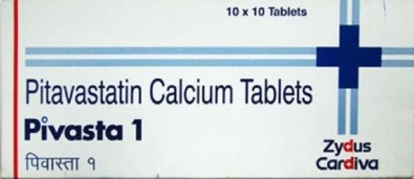 A box of Pitavastatin tablets