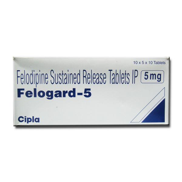 A box of generic Felodipine Extend Release 5mg tablets 