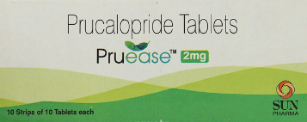 A box of Prucalopride 2mg Generic Tablets