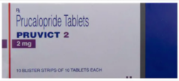 A box of Prucalopride 2mg Generic Tablets