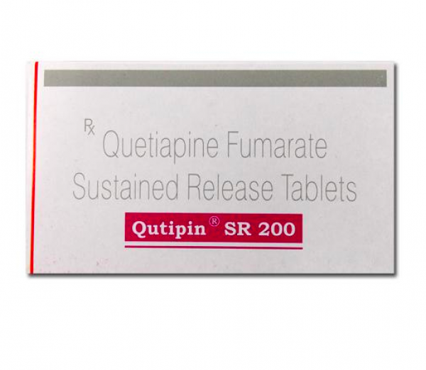 A box of Quetiapine XR 200mg Generic Tablets