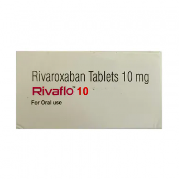 A box of Rivaroxaban 10mg Generic Tablets