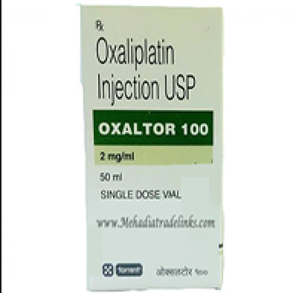 A box of Eloxatin 100 mg Generic Injection - Oxaliplatin