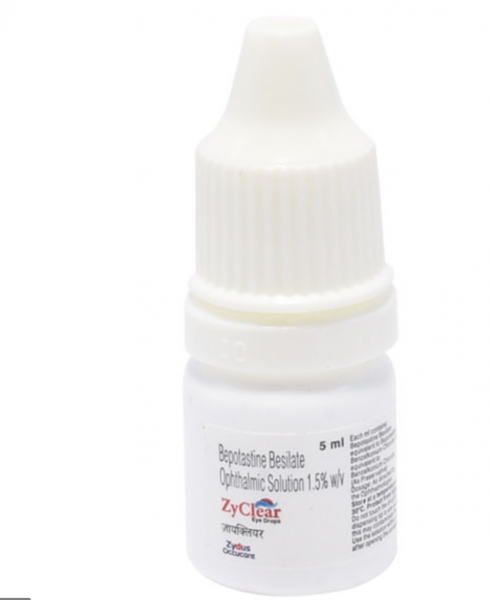 Bottle of Generic Bepreve 1.5 Percent (5 ml) Generic Eye Drops