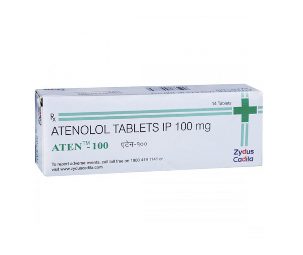 A box pack of generic Tenormin 100mg Tablets - Atenolol