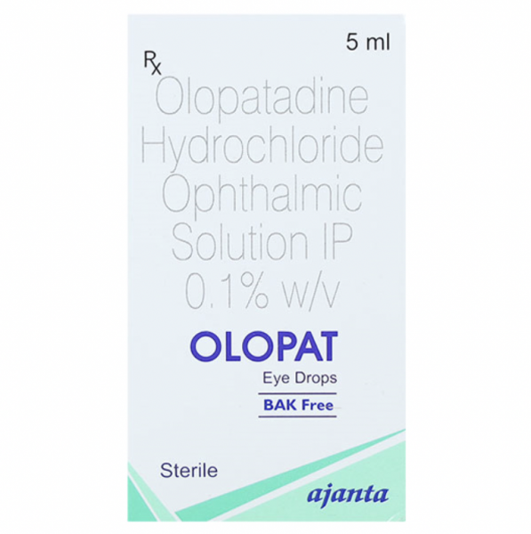 A unit of generic Olopatadine 1mg/ml eye drops
