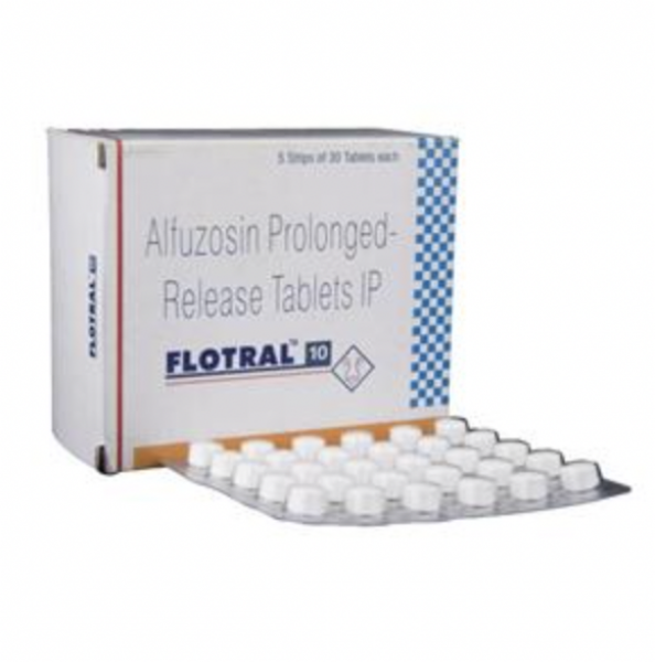 A box of generic Alfuzosin 10mg Tablet