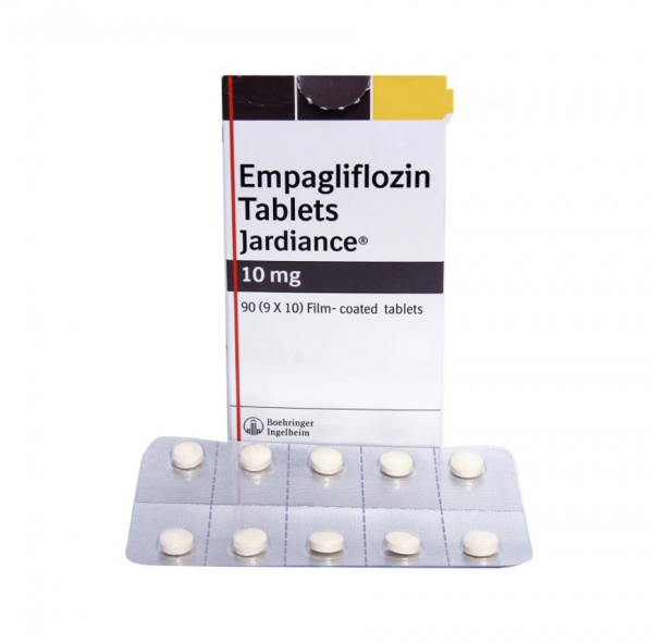 A box and a blister of 10mg tablets of Empagliflozin