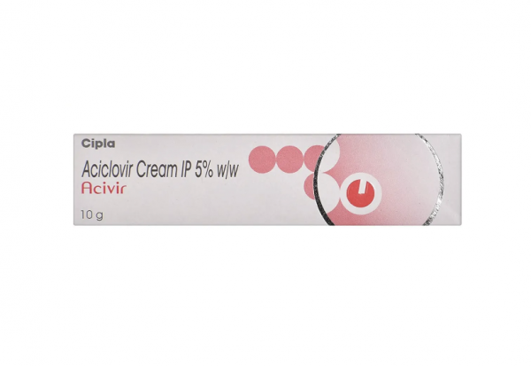 A box and a tube of generic Acyclovir 5% Cream