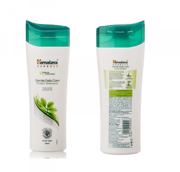 Bottle of himalaya protein shampoo