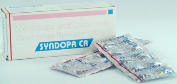 Box and blister strips of generic carbidopa and levodopa 50-200 mg Tablets