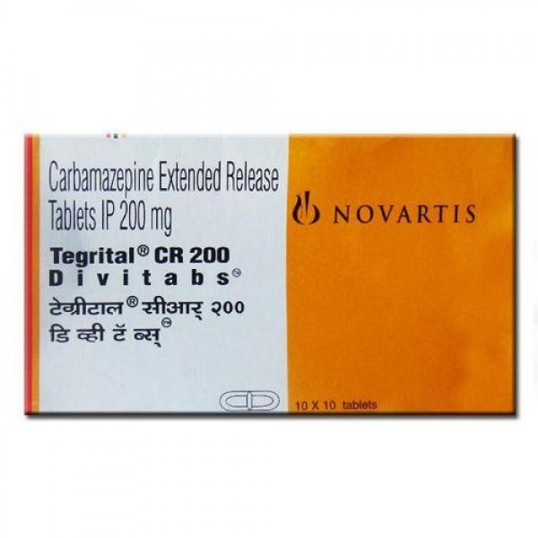 A box of generic carbamazepine 200mg tablets