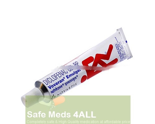 A tube of Voltaren Emulgel - diclofenac sodium 1% gel