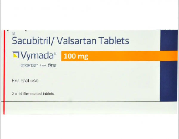 A box of Sacubitril (49mg) + Valsartan (51mg) Generic Tablets