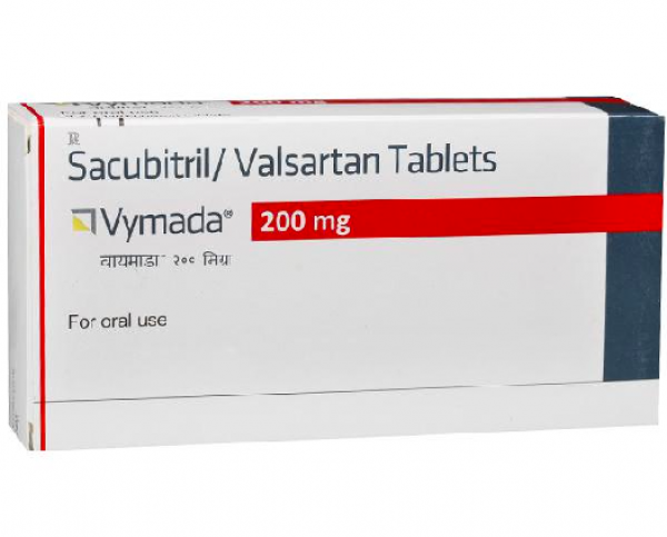 A box of Sacubitril (97mg) + Valsartan (103mg) 200mg Tablet