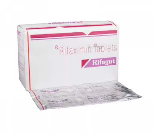 Image of rifaximin 200mg tablets
