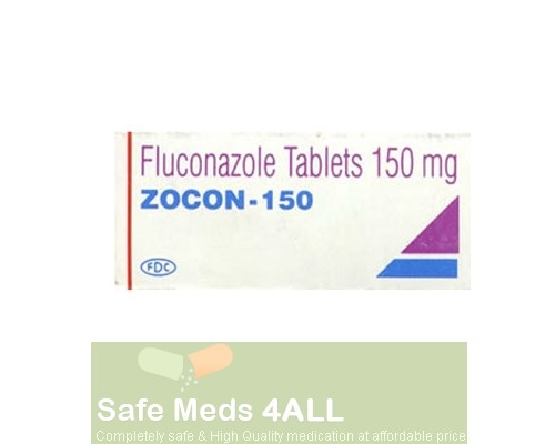 A box of generic fluconazole 150mg tablet